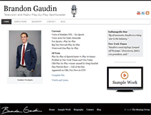 Tablet Screenshot of brandongaudin.com